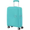 American Tourister Soundbox - Spinner S Extended Handgeck, 55 cm, 35.5/41 L, Blu (Poolside Blue)