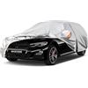 Kayme Telo Copriauto da Esterno Station Wagon, Compatibile con BMW 3 Serie Touring G21/F31/E91/318/320/325/330 (2005-2025), Copertura a 6 Starti per Impermeabile Anti UV, Telo Copri con Cerniera.