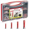 Fischer Redbox DuoPower Valigetta 280 Tasselli Duopower Assortiti per Fissaggio su Muro Pieno, Mattone Forato, Cartongesso e Calcestruzzo Cellulare, Set 280 pezzi, 535973