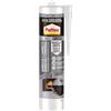 Pattex Barbecue e Caminetti Silicone alte temperature, Sigillante verniciabile resistente alla fiamma diretta, Silicone grigio per caldaie, camini, forni e stufe, 1 x 280 ml