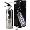 Firexo Estintore (2 Liter) - Fire Extinguisher Per Casa, Auto, Cucina, Camper, Lavoro, Ristorante, Barca, Camino - Estintore a Polvere per Tutte Le Classi Di Fuoco