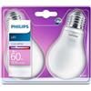 Philips LED Lampadina Goccia, 2 pz, 7W, Attacco E27, Luce Bianca Fredda, Non Dimmerabile