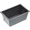 Master Class MasterClass Crusty Bake 1lb Perforated Loaf Tin con PTFE, PFOA e BPA Free Non Stick, Robusto acciaio al carbonio spesso 1mm, 15 x 9 x 7cm Box Sided Bread Pan