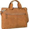STILORD 'Ross' Vintage Borsa a Tracolla in Vera Pelle per Laptop 14 Pollici stretta borsa porta documenti elegant borsa computer alla moda, Colore:tan marrone - scuro