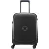 DELSEY PARIS - BELMONT PLUS MR (Materiale Riciclato) - Valigia da cabina rigida 55 cm x 40 cm x 20 cm - 33 L - S Slim - Nero