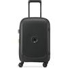 DELSEY PARIS - BELMONT PLUS MR (Materiale Riciclato) - Valigia da cabina rigida 55 cm x 35 cm x 25 cm - 34 L - S - Nero