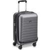 DELSEY PARIS - SEGUR 2.0 - Valigia da Cabina Rigida Estensibile - 55x35x30 cm - 51 L - S - Grigio Business