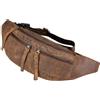 STILORD 'Casimir' Borsa Marsupio Grande Pelle Tracolla Vintage Borsa da Cintura Uomo Donna Elegante Borsa a Tracolla Borsello Monospalla Cuoio Genuino, Colore:vinto - marrone