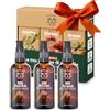 Bionoble Skincare Kit 3x100ml - Olio di Ricino, Olio di Argan & Olio di Jojoba Bio - Cura del Viso, del Corpo e dei Capelli - Regalo Donna Compleanno