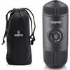 Wacaco - Caffettiera portatile Nanopresso con custidia - Grigio - NANO-GREY