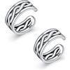 CHIC & ARTSY Ear Cuffs Donna Falsi Orecchini Clip su Orecchini Helix Polsini Cartilagine Non Piercing Finti Orecchini