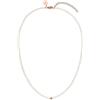 Purelei Bloomy - Collana impermeabile in acciaio inossidabile - Collana con perle di conchiglia - Gioielli alla moda per un look personalizzato - Collana di perle da donna (Oro rosa)