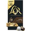 L'Or - Capsule Caffè Espresso Forza - 150 Capsule In Alluminio - 5 Confezioni da 30 - Intensità 9 - Compatibili Con Macchine Nespresso®* original