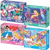 QUOKKA Puzzle Bambini 3 4 5 Anni - 4x48 Pezzi Puzzle Principessa Sirena Unicorno Giochi 4 Anni Bambina - Giocattoli Regalo Educativo per Ragazzi e Ragazze dai 3 ai 8