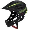 Harilla Casco da Bici per Bambini Casco Integrale Casco da Bicicletta per Bambini per attività all'aperto, Sport, Nero Blu