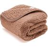 Nobleza Morbida coperta in Pile per cani e gatti. Confezione, color Marrone, misure 80 * 80