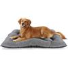Nobleza Cuscino per Cane Taglia Grande, Cuccia Cane Interno，Materassino Cane, Morbida e Lavabile, Base Antiscivolo, Lettino per Cani Grande, 130x100x13cm, Grigio