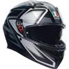 AGV K3 E2206 MPLK COMPOUND MATT BLACK/GREY S