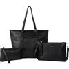 PRIMER - Borsa Shopper Donna, Borsa Tote Donna, Borse Donna, Borsa Tote, Borsa Nero Donna - Eleganza e Funzionalità
