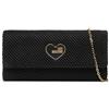Love Moschino, BORSA A SPALLA Donna, Nero, Taglia unica