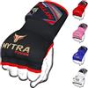 Mytra Fusion Mytra Hybrid Weight Lifting Gym Fitness Workout Inner Gloves Bar Grippers Boxing MMA Muay Thai Gym Workout Hand Wraps Gel Inner Gloves Fingerless Gloves Bandages Mitts Hand Protector.