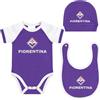 Only4fan srl ACF Fiorentina Set completo neonato, 0-3 mesi