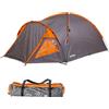 OUTLINER | Tenda Campeggio 2 Posti | Tenda Ultraleggera - Impermeabile, Antivento, Montaggio Rapido | Tende da Campeggio | Tenda per Montagna, Trekking, Camping | Arancione, Grigio