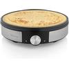 Tristar Crepiera 30 cm BP-2638, 1200 watt, Acciaio inossidabile, Nero