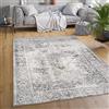 Paco Home Tappeto Salotto Moderno Soggiorno Tessuto Liscio Moderno Persiano Marocco Motivo Ornamenti Vintage Lavabile, Dimensione:80x150 cm, Colore:Beige