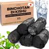 ORINKO® Binchotan Kishu - Filtro Acqua Carbone Attivo Giapponese x5 - Purificazione Naturale per Acqua - Carbone Vegetale Sostenibile per Caraffe e Rubinetti - Alternativa Ecologica per Acqua Pura