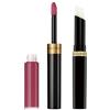 Max Factor Lipfinity Lip Colour Rossetto a Lunga Durata 2 in 1 con Finish Lucido, Rossetto Liquido e Balsamo Idratante per Labbra Morbide e Lucenti - 330 Essential Burgundy, 2,3 ml + 1,9 g