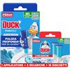 Duck Fresh Discs, Detergente Bagno con Applicatore, Dischi Gel Igienizzanti WC, Profumo Brezza Marina, Confezione con 1 Applicatore, 18 Dischetti Gel