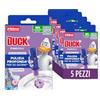 Duck Fresh Discs - Base per Dischi Gel Igienizzanti WC, Fragranza Lavanda- Formato Scorta 5 Applicatori, 30 dischetti