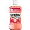 LISTERINE Smart Rinse Kids, Collutorio bambini 0% alcol ai Frutti Rossi, Collutorio senza alcool con formula al 95% di origine naturale protegge i denti contro le carie, per i bambini 6+, 500 ml