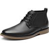 Bruno Marc Abito classico da uomo Casual Chukka Boots 2.0,Size 41.5,Nero,CHUKKA-1