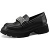 QUEEN HELENA Mocassini con Strass Francesine Casual Eleganti Donna X31-57 (Nero, Sistema Taglie Calzature EU, Adulto, Donna, Numero, Media, 38)