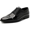 QUEEN HELENA Moccasini Eleganti Lucidi Scarpe Basse Leggere Uomo U1803 (Nero, Sistema Taglie Calzature EU, Adulto, Uomo, Numero, Media, 40)