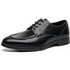 QUEEN HELENA Mocassini Casual Eleganti Scarpe Basse con Lacci Uomo U1810 (Nero, Sistema Taglie Calzature EU, Adulto, Uomo, Numero, Media, 42)