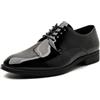 QUEEN HELENA Mocassini Eleganti Scarpe Basse con Lacci Uomo U1809 (Nero, Sistema Taglie Calzature EU, Adulto, Uomo, Numero, Media, 42)