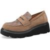 QUEEN HELENA Mocassini Platform Alti Casual Eleganti Francesine Donna X31-90 (Marrone, Sistema Taglie Calzature EU, Adulto, Donna, Numero, Media, 41)