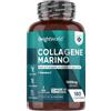 WeightWorld Collagene Marino da 1800mg per Dose con Vitamina C (Acido Ascorbico), Peptidi di Collagene Marino Idrolizzato Tipo I e III, 180 Compresse, Senza Glutine e Privo di Lattosio, Prodotto nel Regno Unito
