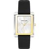 Anne Klein - Orologio da donna con cinturino in pelle, Nero/Bicolore