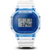 Invicta Activa Digital Orologio Uomo Quarzo - 44mm, Trasparente/Blu