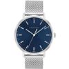 Calvin Klein Orologio Analogico al Quarzo da Uomo Collezione MODERN MESH con Cinturino in Maglia Metallica in Acciaio Inossidabile Argentato - 25200045