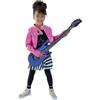 SMIFFYS Costume Rockstar Glam, Nero, con top e giacca Halloween