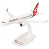 herpa Snap-Fit Modellino aereo QantasLink Airbus A220-300, Miniatura in scala 1:200, pezzo da collezione, modello con base, plastica
