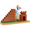 Super Mario Nintendo Set da gioco completo Course Complete, con mini personaggio Mario 6.35 cm, scale interattive, castello, asta e piattaforma di base by JAKKS Pacific