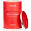 M&SENSE Candele grandi di mela per la casa, cera di soia naturale, 600 g, 120 ore di bruciatura, profumo di mela, regalo perfetto per ogni occasione