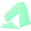 Buzzbuy Fodera per federa a forma di V, 100% policotone, supporto per schiena e collo, ortopedica per gravidanza/allattamento, solo fodera per federa a V (verde menta)