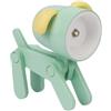 Dudùu Mini lampada da Tavolo Pieghevole a LED, Luce Calda, Tascabile, per Lettura, Comodino o Scrivania, forma di cane (Verde)